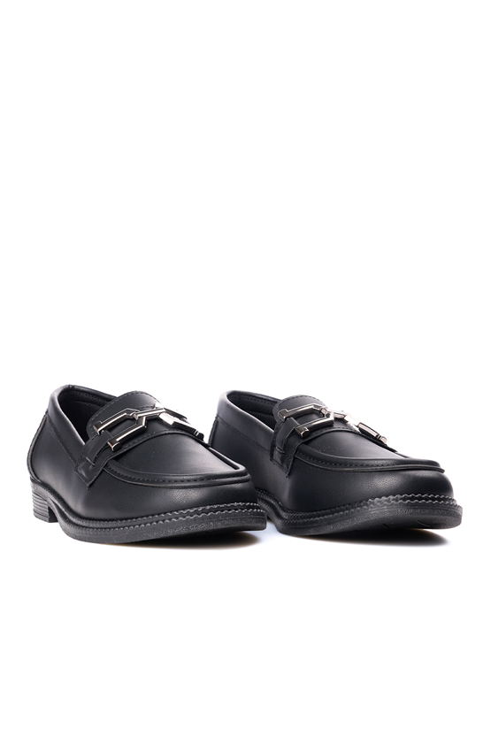 Nene 2164 Siyah Kadın Loafer Ayakkabı
