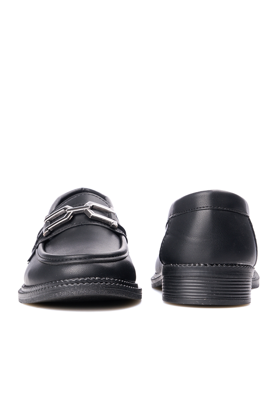 Nene 2164 Siyah Kadın Loafer Ayakkabı
