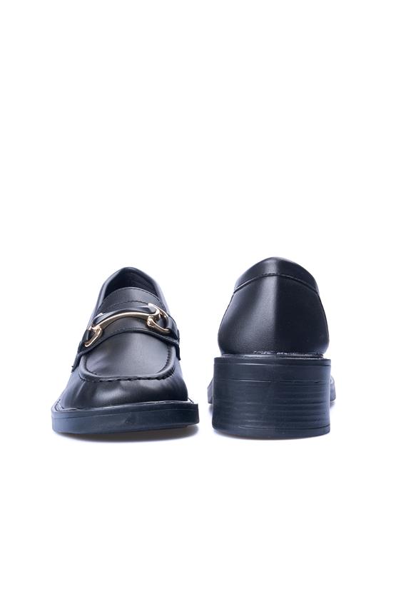 Nene 2343 Siyah Kadın Loafer Ayakkabı