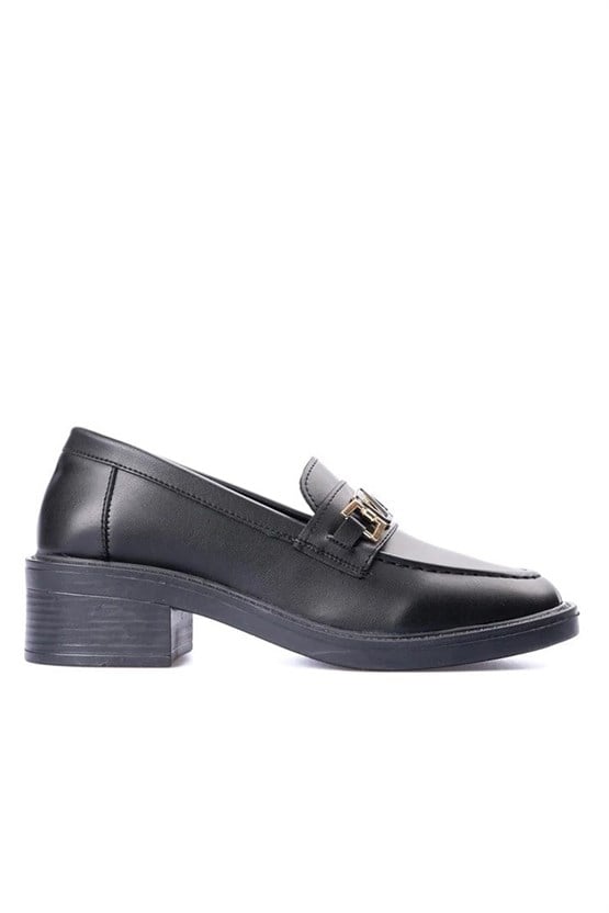 Nene 2344 Siyah Kadın Loafer Ayakkabı