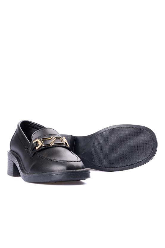 Nene 2344 Siyah Kadın Loafer Ayakkabı