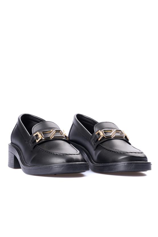 Nene 2344 Siyah Kadın Loafer Ayakkabı