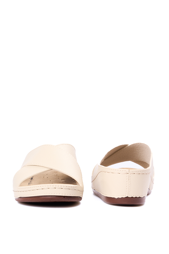 Neon 1802 Bej Kadın Terlik