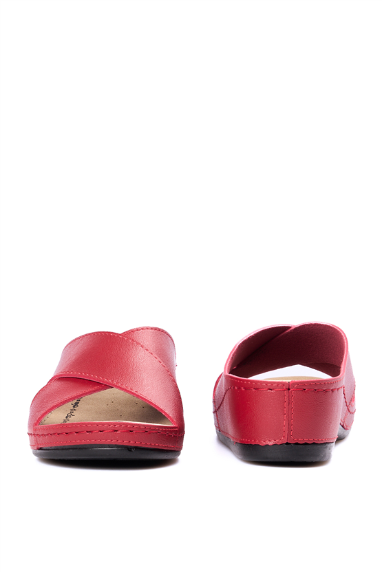 Neon 1802 Kırmızı Kadın Terlik