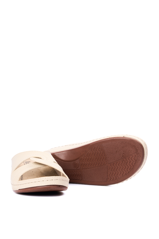 Neon 1816 Bej Kadın Terlik