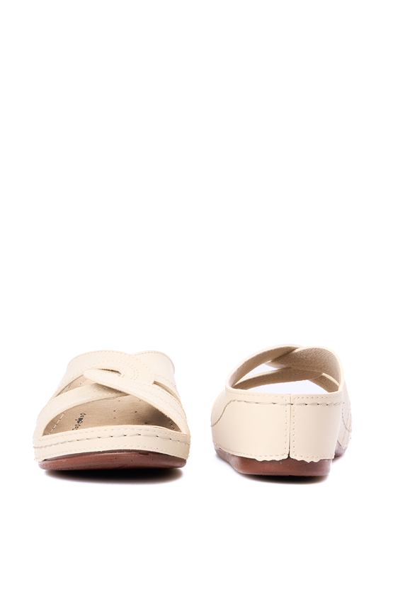 Neon 1816 Bej Kadın Terlik