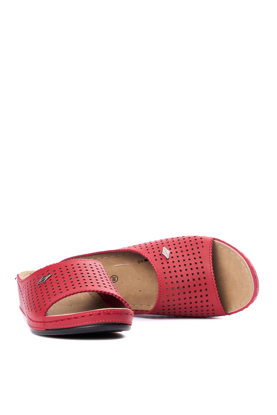 Neon 1825 Kırmızı Kadın Terlik