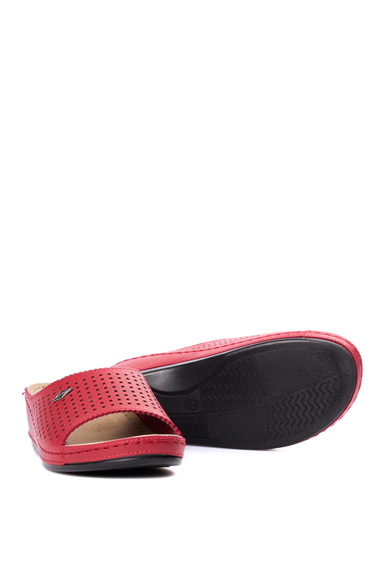 Neon 1825 Kırmızı Kadın Terlik