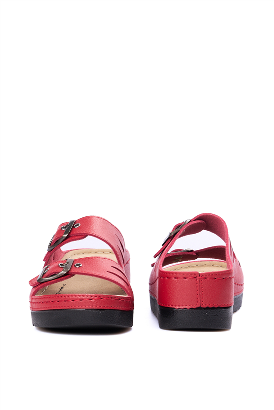 Neon 3001 Kırmızı Kadın Terlik