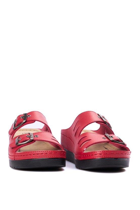 Neon 3001 Kırmızı Kadın Terlik