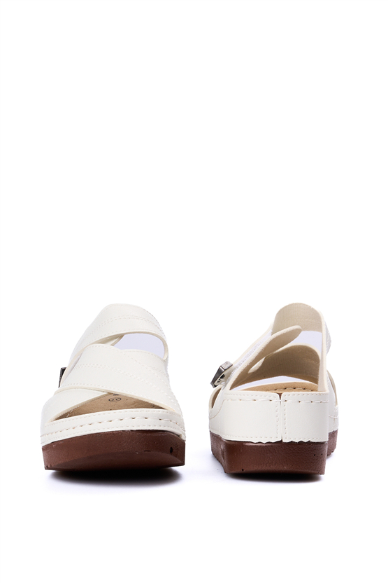 Neon 3005 Beyaz Kadın Terlik