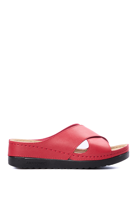 Neon 3029 Kırmızı Kadın Terlik