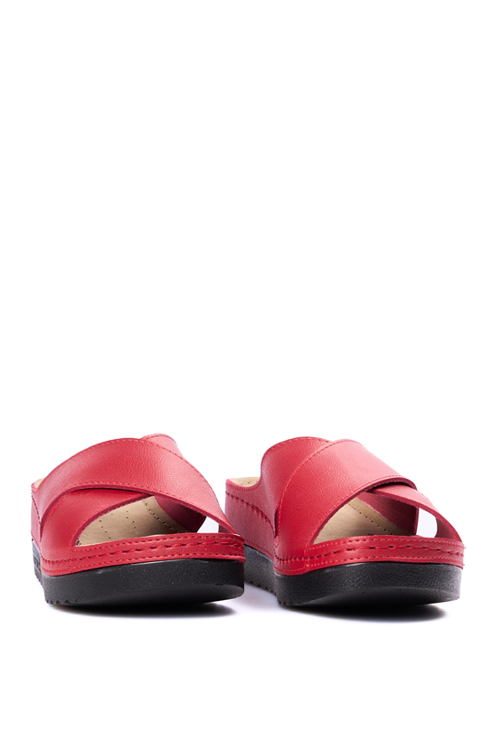 Neon 3029 Kırmızı Kadın Terlik