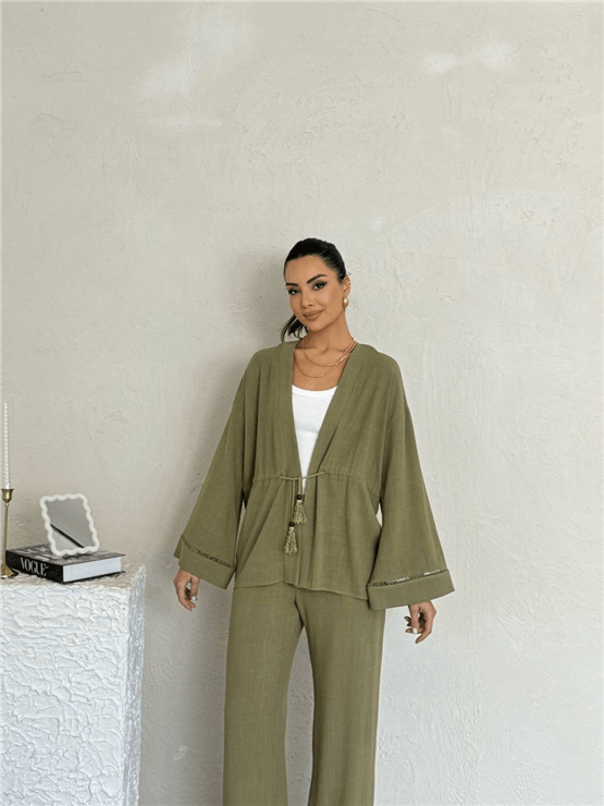 Nesil Y26 Eu2122 Haki Kadın Pantalonlu İkili Takım S-Xl