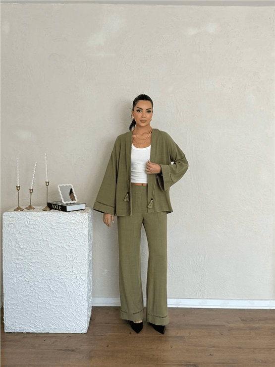 Nesil Y26 Eu2122 Haki Kadın Pantalonlu İkili Takım S-Xl
