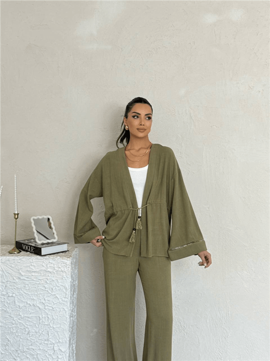 Nesil Y26 Eu2122 Haki Kadın Pantalonlu İkili Takım S-Xl