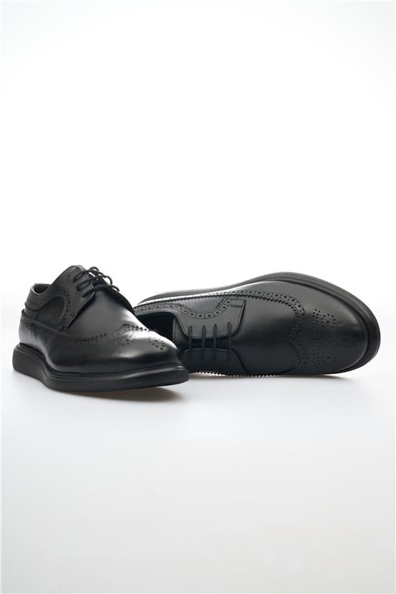 Nevzat Zöhre 1534 Siyah Erkek Eva Taban Klasik Ayakkabı