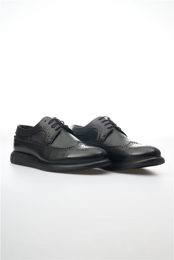 Nevzat Zöhre 1534 Siyah Erkek Eva Taban Klasik Ayakkabı