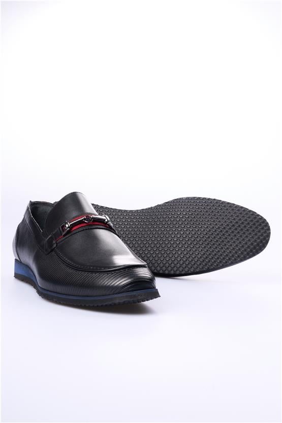 Nevzat Zöhre 1805 Siyah Erkek Eva Klasik Ayakkabı