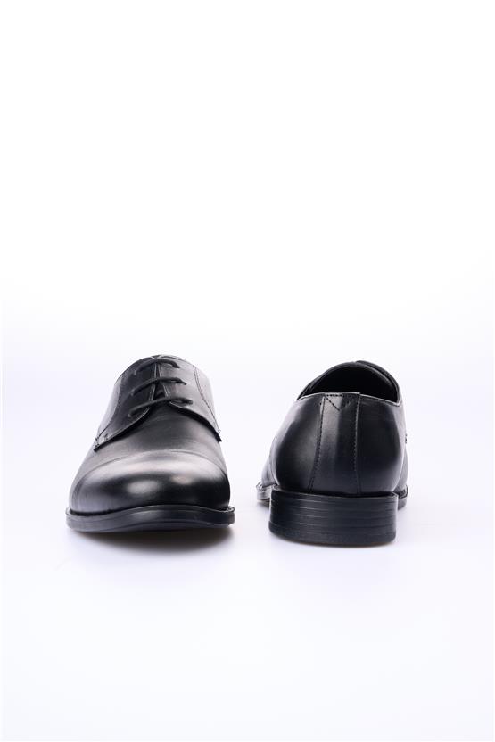 Nevzat Zöhre 1825 Siyah Erkek Deri Pvc Klasik Ayakkabı