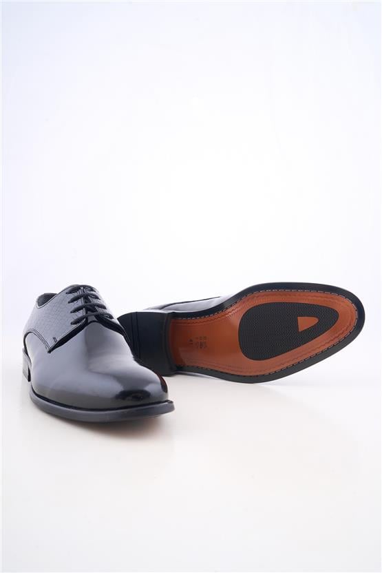 Nevzat Zöhre 1826-4 Siyah Rugan Erkek Neolit Ayakkabı