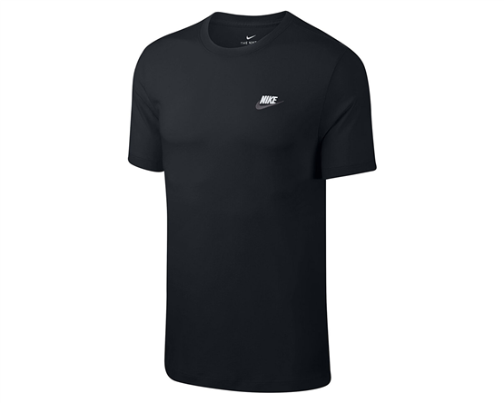 Nıke Ar4997 Sportswear Club T-Shırt 014 Black/Whıte/Dark Grey Erkek T-Shırt
