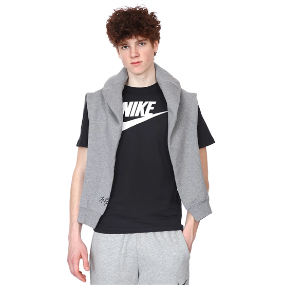 Nıke Ar5004 Sportswear T-Shırt 010 Black/Whıte Erkek T-Shırt