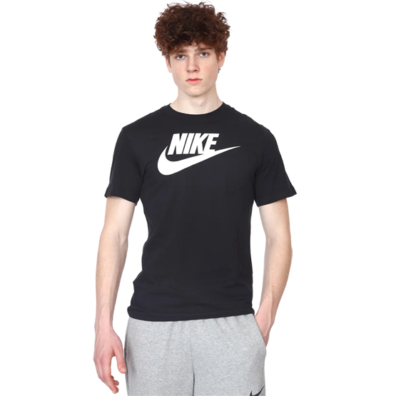 Nıke Ar5004 Sportswear T-Shırt 010 Black/Whıte Erkek T-Shırt