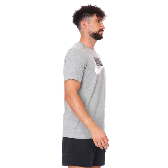 Nıke Ar5004 Sportswear T-Shırt 063 Dk Grey Heather/Black/Whıte Erkek T-Shırt