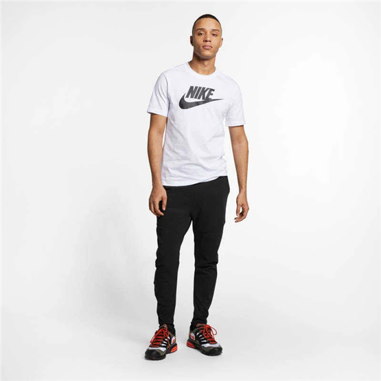 Nıke Ar5004 Sportswear T-Shırt 101 Whıte/Black Erkek T-Shırt