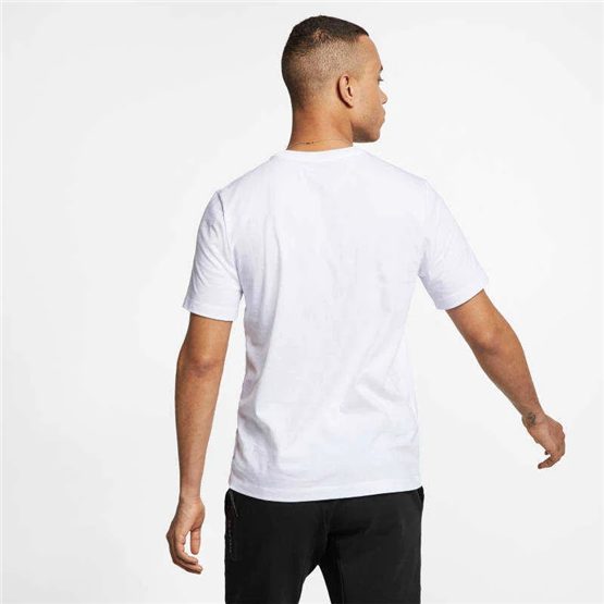 Nıke Ar5004 Sportswear T-Shırt 101 Whıte/Black Erkek T-Shırt