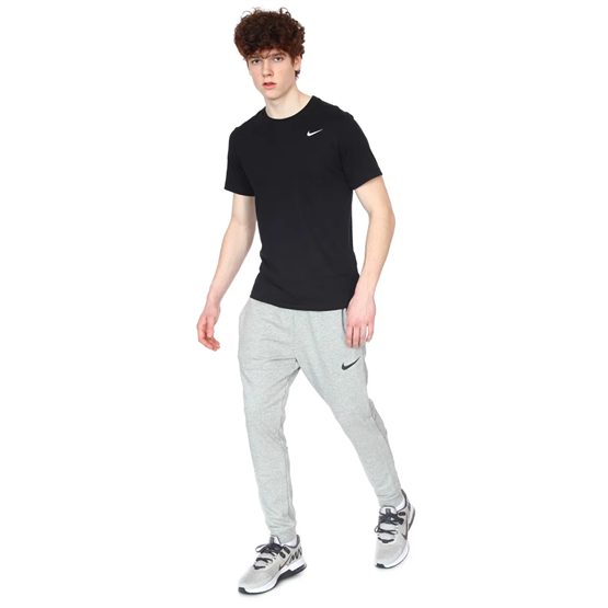 Nıke Ar6029 Drı-Fıt Fıtness T-Shırt 010 Black/Whıte Erkek T-Shırt