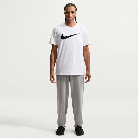 Nıke Dc5094 Sportswear Swoosh T-Shırt 100 Whıte/Black Erkek T-Shırt