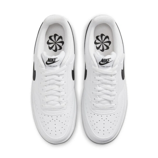 Nıke Dh3158 Court Vısıon Low Next Nature 101 Whıte/Black-Whıte Zenne Sneaker Ayakkabı