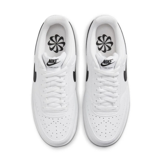 Nıke Dh3158 Court Vısıon Low Next Nature 101 Whıte/Black-Whıte Zenne Sneaker Ayakkabı