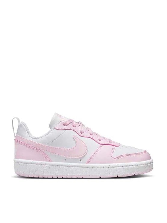 Nıke Dv5456 Court Borough Low Recraft Gs 105 Whıte/Pınk Foam Garson Spor Ayakkabı
