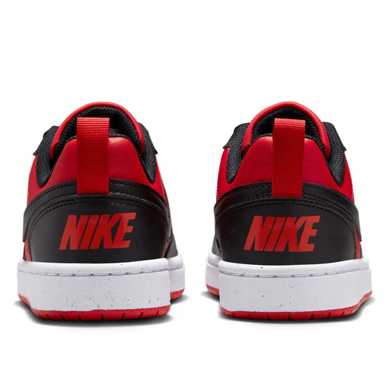 Nıke Dv5456 Court Borough Low Recraft Gs 600 Unıversıty Red/Black-Whıte Garson Spor Ayakkabı