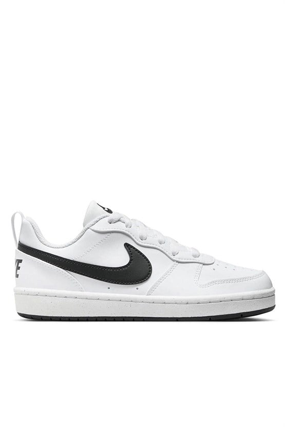 Nıke Dv5456 Court Borough Low Recraft Gs 104 Whıte/Black Garson Spor Ayakkabı