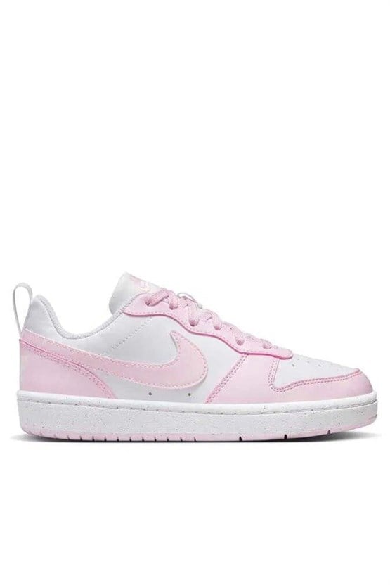 Nıke Dv5456 Court Borough Low Recraft Gs 105 Whıte/Pınk Foam Garson Spor Ayakkabı