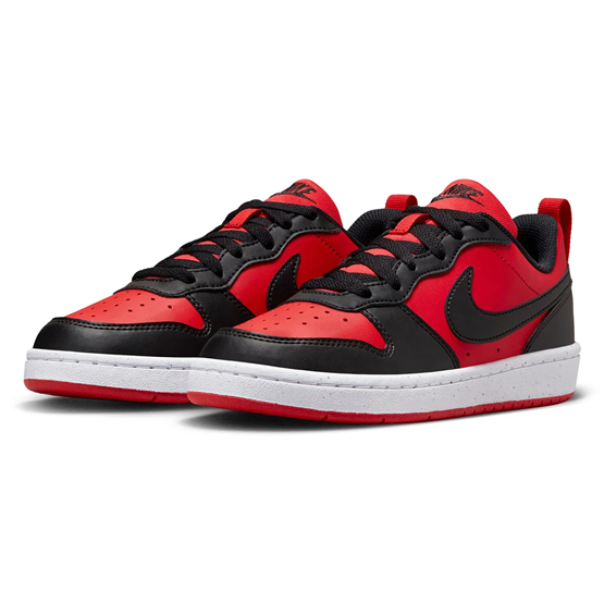 Nıke Dv5456 Court Borough Low Recraft Gs 600 Unıversıty Red/Black-Whıte Garson Spor Ayakkabı