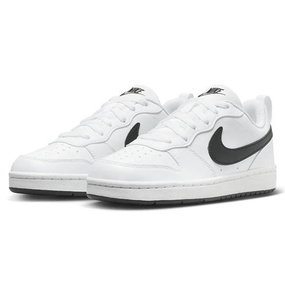 Nıke Dv5456 Court Borough Low Recraft Gs 131 Whıte/Black Garson Spor Ayakkabı