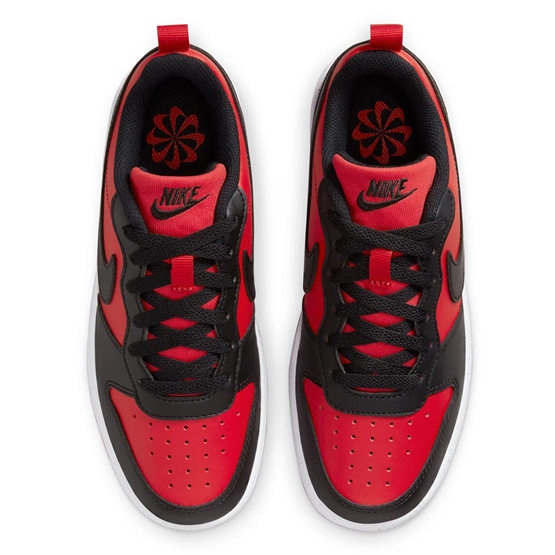 Nıke Dv5456 Court Borough Low Recraft Gs 600 Unıversıty Red/Black-Whıte Garson Spor Ayakkabı