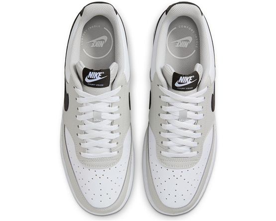 Nıke Hv0927 Court Vısıon Low 097 Grey Fog/Black-Whıte Mrd Sneaker Ayakkabı