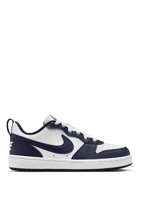 Nıke Iq2722 Court Borough Low Next Bloom Gs 100 Whıte/Mıdnıght Navy-Whıte Garson Spor Ayakkabı