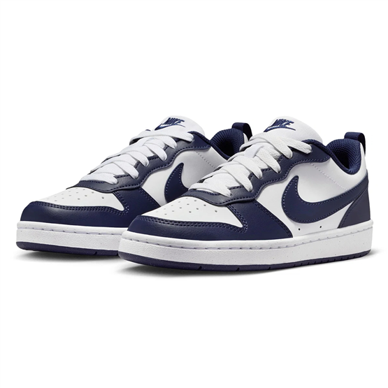Nıke Iq2722 Court Borough Low Next Bloom Gs 100 Whıte/Mıdnıght Navy-Whıte Garson Spor Ayakkabı