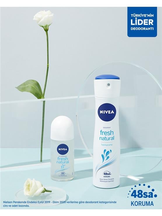 NIVEA 150ML DEO WOMEN FRESH NATUREL