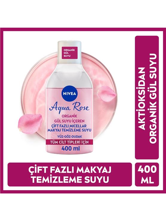 NIVEA 400ML MICCELAR AIR ROSE YUZ TEMIZLEME SUYU