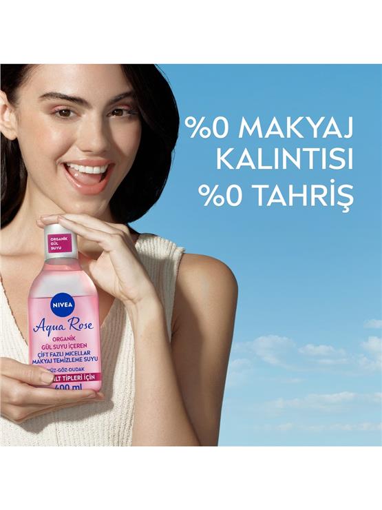 NIVEA 400ML MICCELAR AIR ROSE YUZ TEMIZLEME SUYU