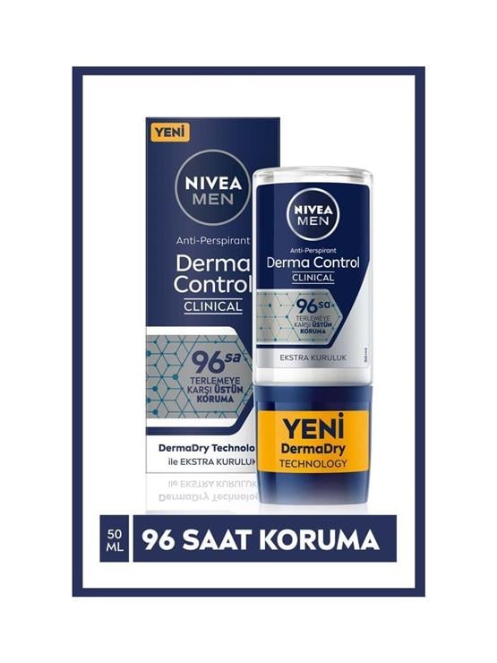 NIVEA 50ML ROLL-ON MEN DERMA CONTROL EXTRA KURULUK