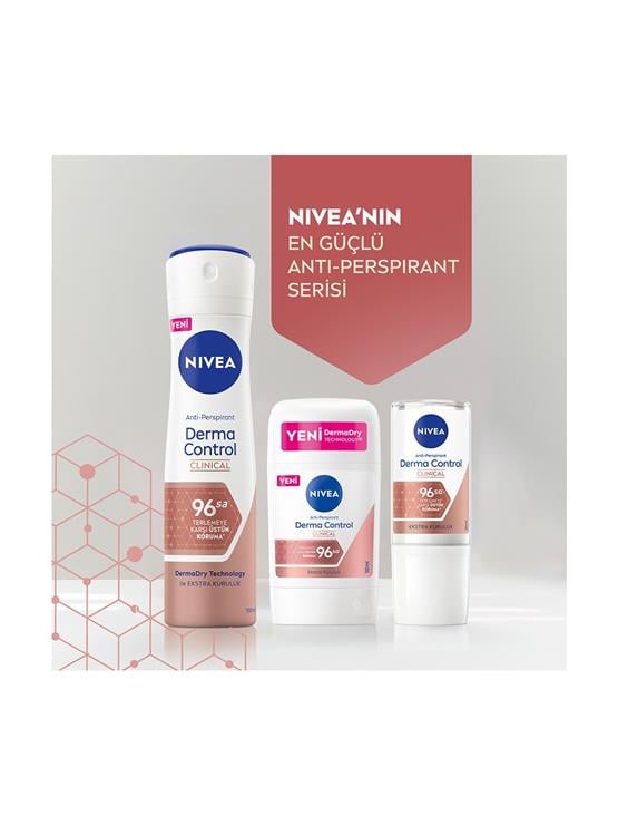 NIVEA 50ML ROLL-ON WMN DERMA CONTROL CILINICAL